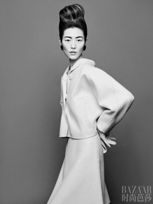 Liu Wen in &ldquo;Icons&rdquo;, photographed by Liu Song and styled by Frankie Zheng for Harper&rsqu