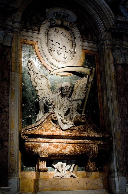 fuckyeahrenaissanceart:  Carlo Bizzaccheri’s truly fantastic imperial Death on the monument to Cardi