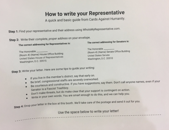 cah:  A few weeks ago, we exhibited at Emerald City Comicon. Typically when we attend conventions, we try to create some spectacle that captures people’s attention and sells games. Like the time we brought a marching band to PAX Australia. At ECCC,