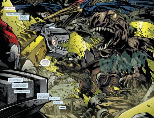 animemed:  Grimlock’s speech impediment is caused by varying conditions, depending on continuity. The difference between Grimlock’s speech in the UK and US Marvel comics’ writing styles was explained in the UK booklet “Transformers: The Facts"