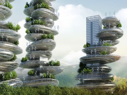 futurist-foresight:An interesting vision for vertical farming. staceythinx:Architect Vincent Cal