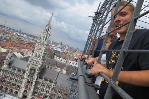 At the top of Alter Peter on the Marienplatz