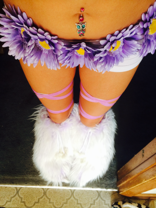 theaciddfairy:Missing the summer and my cute little rave outfits