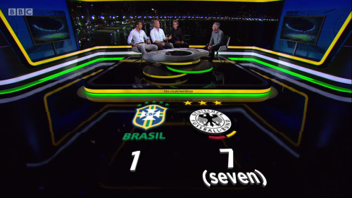 The BBC had to make the Germany score clear just in case anyone didn’t believe it.