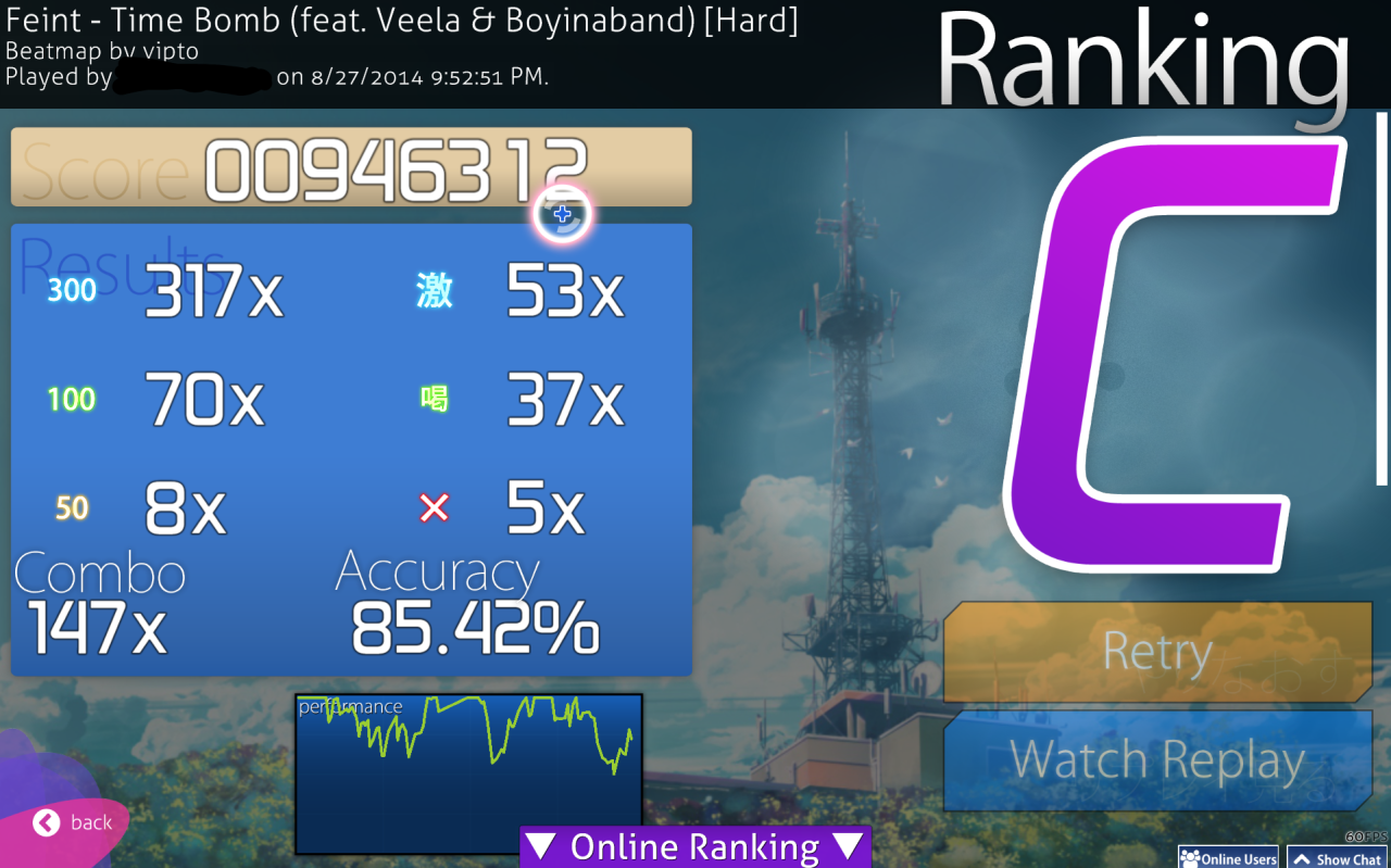 Lost my ranked game but hey, I managed to complete this song without training wheels