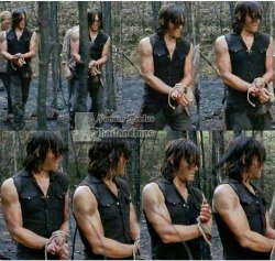 reedus-place:  Arm porn + bondage = orgasm