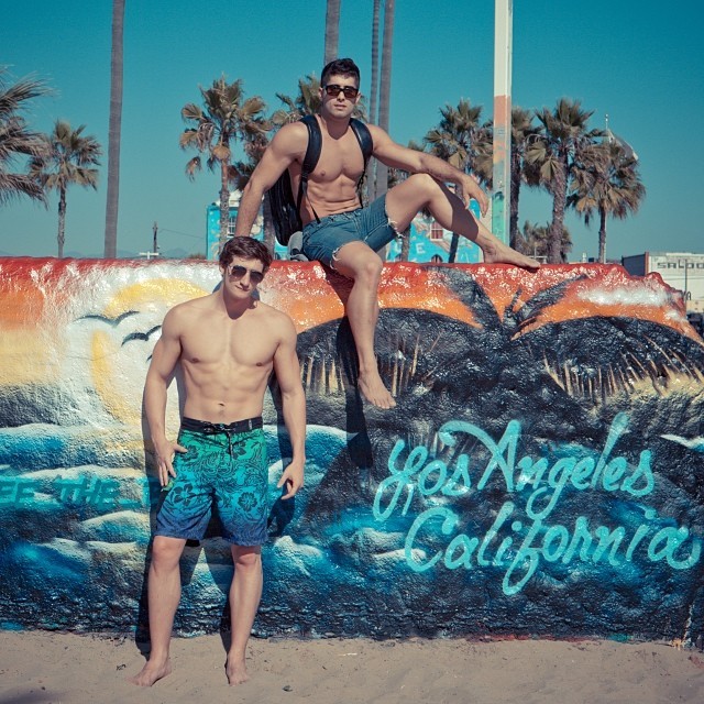 randyblueofficial:  Lance Alexander and Diego Sans in Welcome to LA episode 4 (at