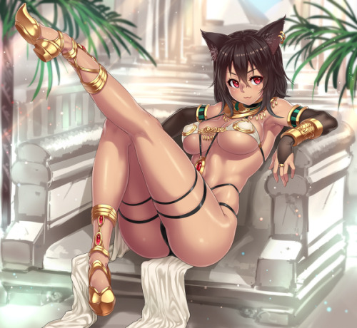 mechamania:  I haven’t been this turned on by Egyptian mythology since….ever…. Source: http://www.pixiv.net/member_illust.php?mode=medium&illust_id=39743084 