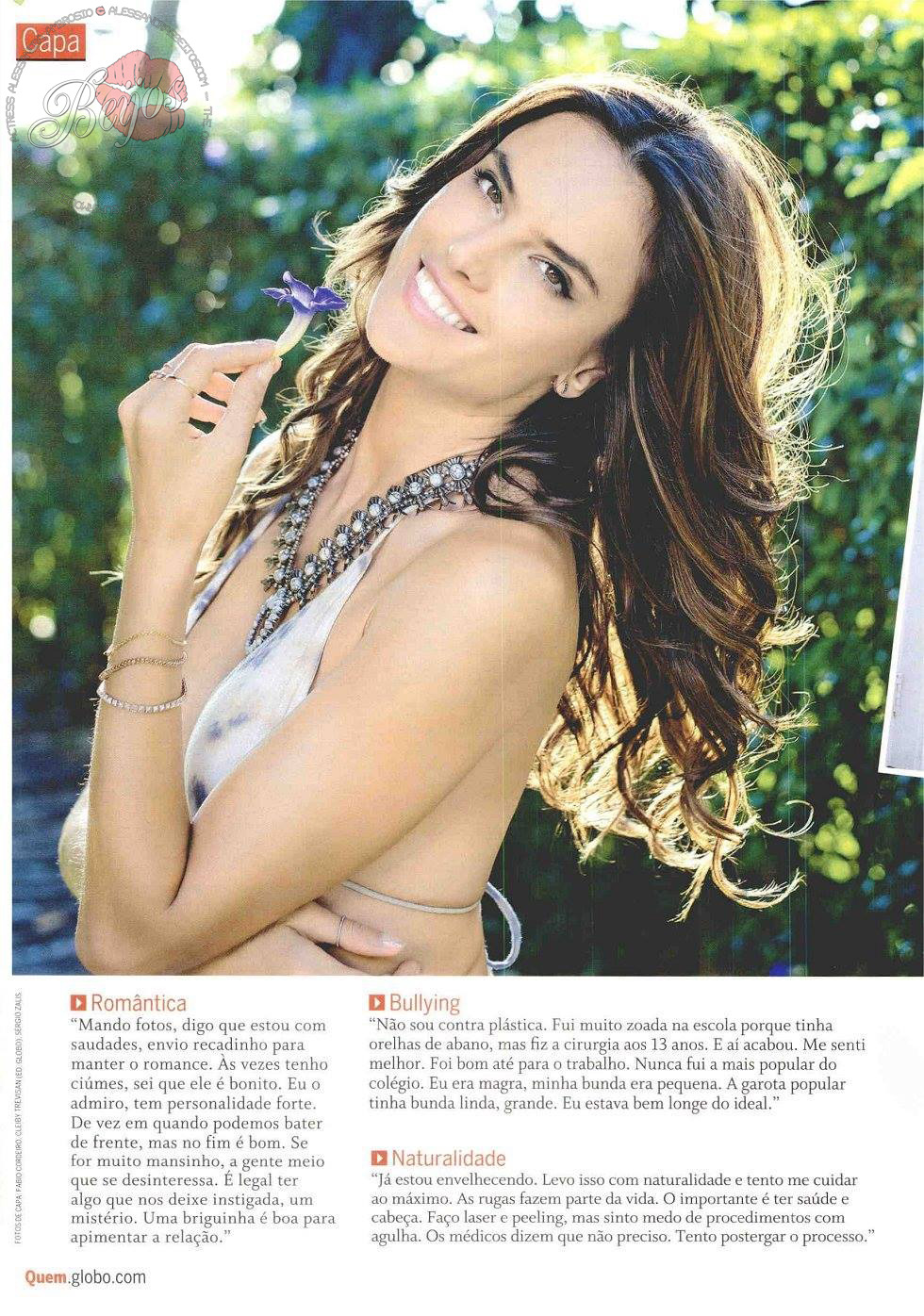 alessandrasbeijos:  Alessandra Ambrosio for Revista QUEM - August 2015