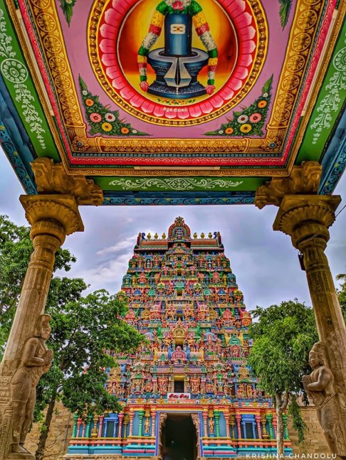 Jambukeshwara temple, Srirangam island, Tamil Nadu, photo by Krsna Chetanya Chandolu