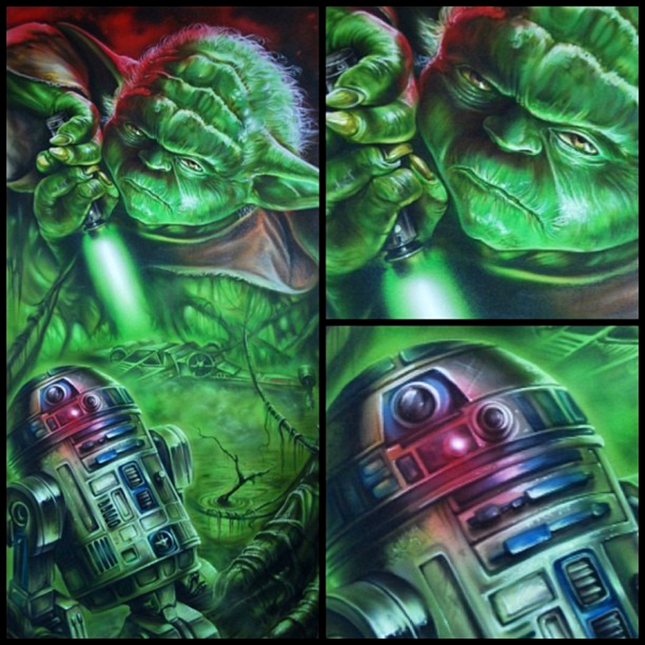 thievinggenius:  Painting done by Derek Turcotte.
