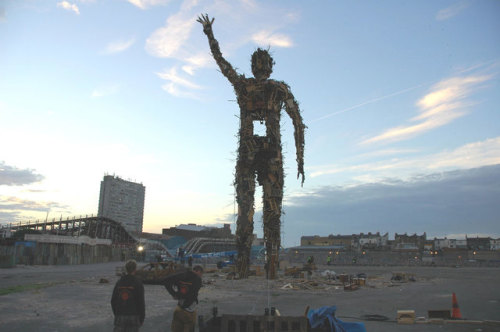 Antony Gormley (British, b. 1950, London, England) - Waste Man, 2006 Exodus, Artangel Special Projec