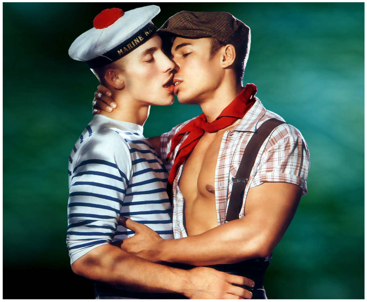 robertocustodioart: The Kiss by Pierre et Gilles 1998