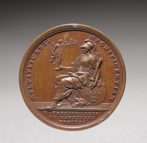 Portrait of Pope Clement XII Corsini (reverse), Ottone Hamerani, 1734, Cleveland Museum of Art: Euro