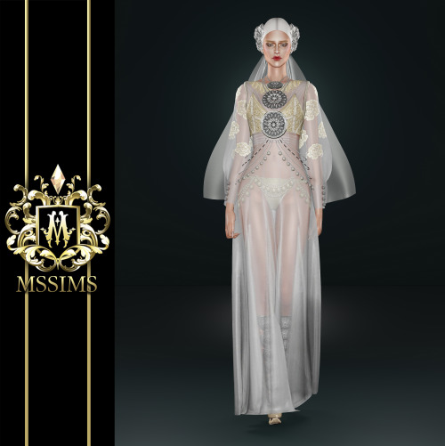 TANYA GOWN &amp; BODY CHIAN FOR THE SIMS 4ACCESS TO EXCLUSIVE CC ON MSSIMS4 PATREONDOWNLOAD ON M