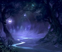 Fantasy-Art-Engine:  Night Forest By Valeofox