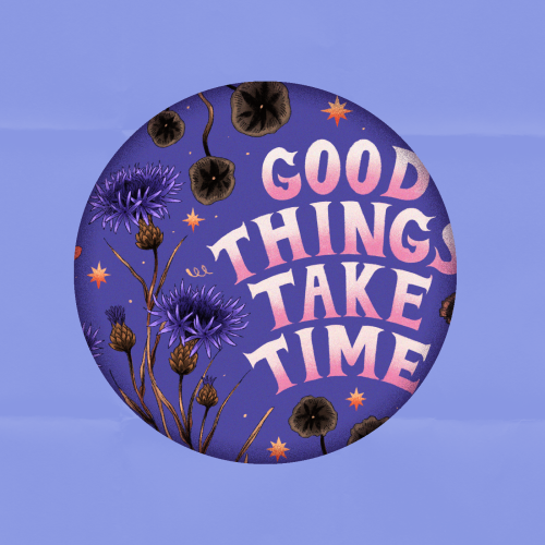 good things take time ✹ a little peek of this month&rsquo;s patreon-exclusive wallpaper set! patreon