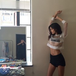 christinapaik:  Paik Studio NYC ~ just playing around w Nathalia from Brazil