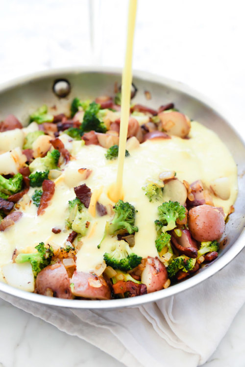 foodffs: Bacon Broccoli and Potato Frittata Follow for recipes Get your FoodFfs stuff here 