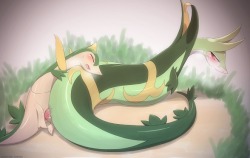 dragonboom:  Some Love For Serperior &lt;3 O///O &lt;3 