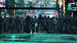 syfycity:  I never realized how cyberpunk earth was in the movie Avatar, until I saw this screen capture