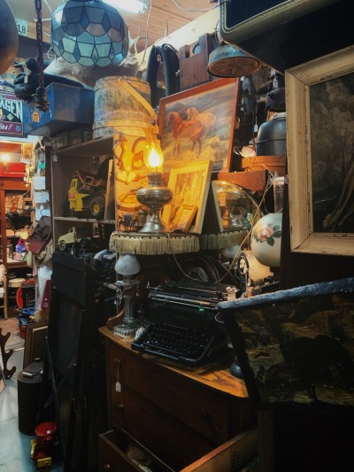 archae-heart-deactivated2021012:The only valid antique shops are the ones that look like this—pieces strewn from rafters and overflowing into aisles that are packed so tight you have to play Twister to walk through them without breaking everything and