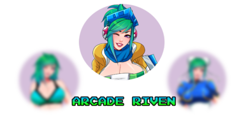law-zilla: law-zilla:  Finished Arcade Riven from League of Legends for @SexyHair  (•⊙&ome