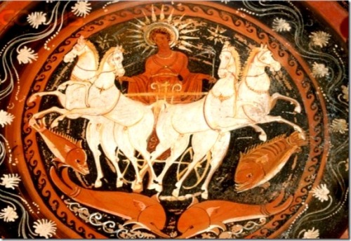 worldofmythology: Helios - God of the Sun In Greek mythology, Helios is the personification of the s