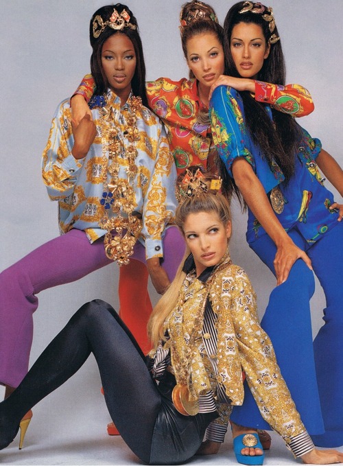howtobeafxxkinglady:  aleworldaddict:  Gianni Versace F/W 1992 by Irving Penn   *Atelier Versace Fall/Winter 1992 photographed by Patrick Demarchelier