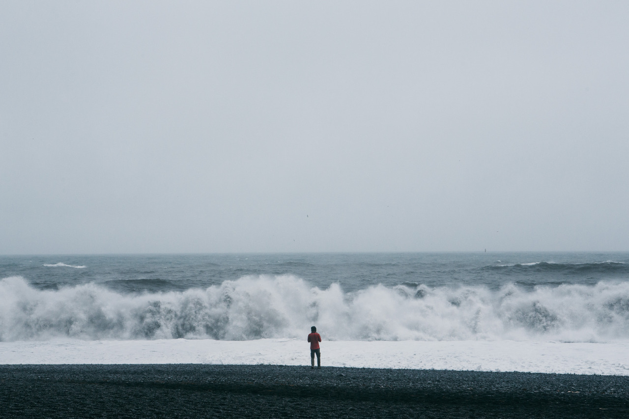 tomjoyphotography:  Black Sand Beach, Vik, Iceland