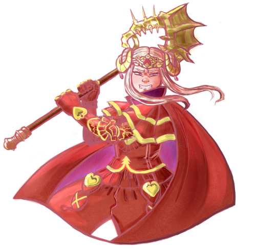 eledoodles:an edelgard for one of my beloved clowns happy birth!!!! ( @revue-of-clowns )