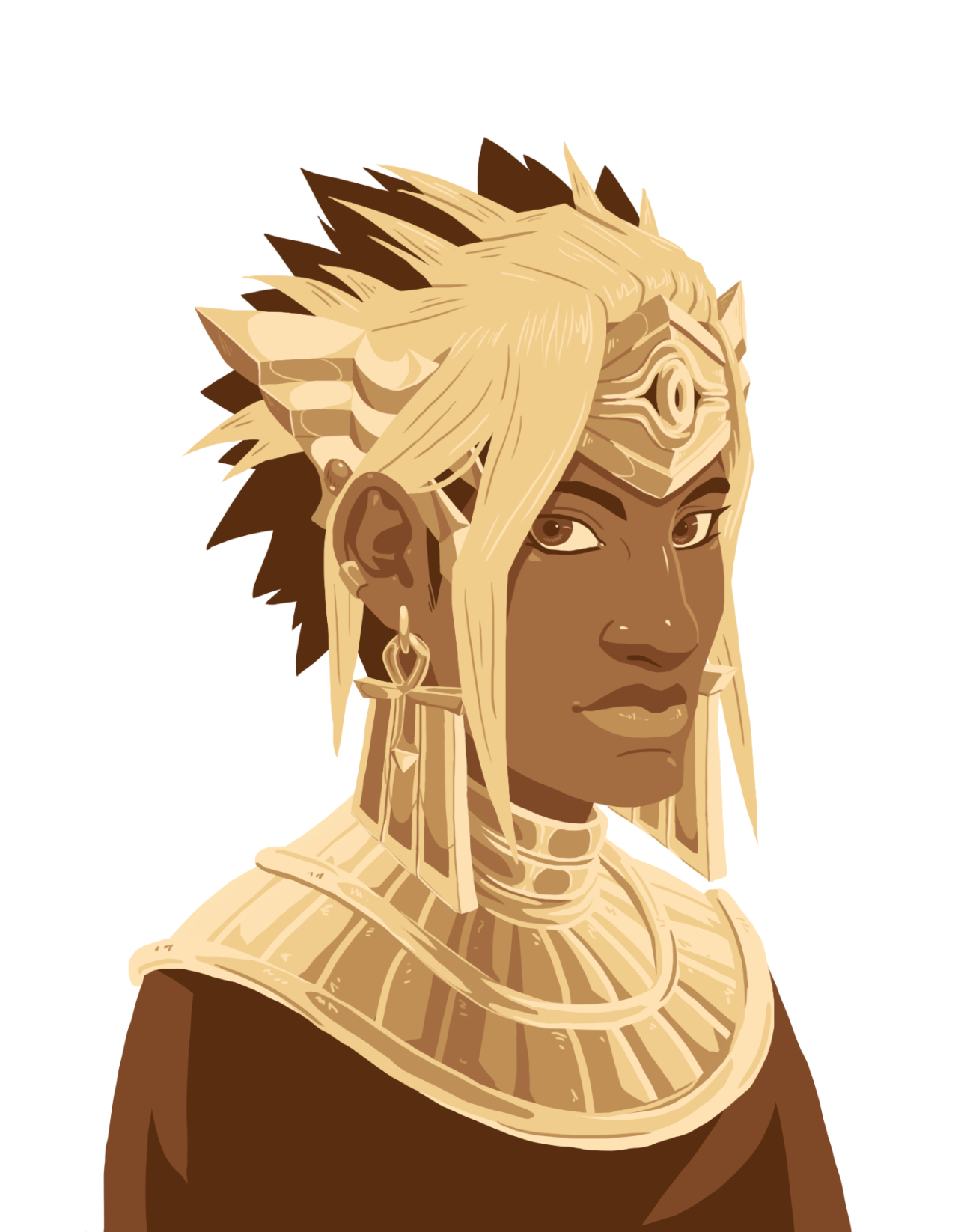 jujuoh:  Golds Palette I couldn’t decide if I wanted the cloak or not so here’s