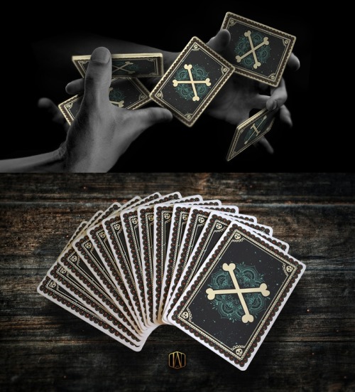 Fuego! - Day of the Dead Inspired Playing Cards by Cellar Window (via)