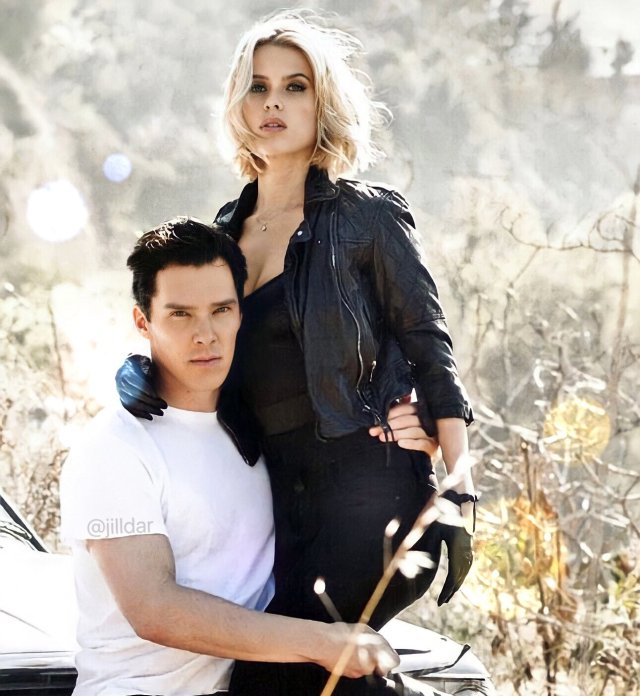 Benedict Cumberbatch and Alice Eve for GQ Style, 2014