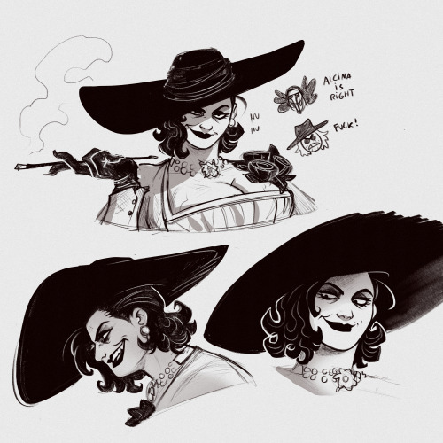 Some more Lady D~ Was trying to find a style I was happy with..she has those cartoon/disney villain 