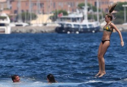 Fiftyshadesofcara:  23/07/14 - Cara Delevingne In St. Tropez, France With Selena