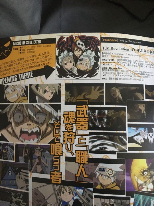 Soul Eater Official Fan Book Crisis Edition Japan Anime Art Book