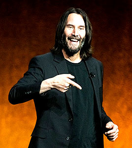 cristinaricci: Keanu at CinemaCon 2022 (April, 28th)