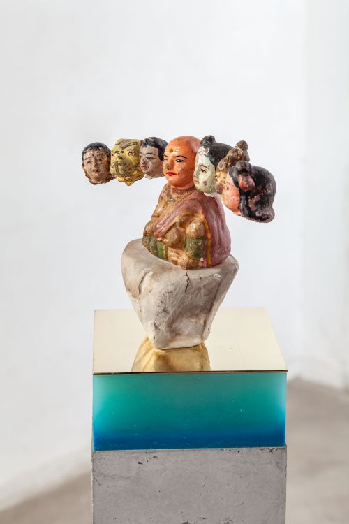 Bharti KherThe offspring of a deity perhaps, 2019Clay, cement, wax, brass© Bharti Kher. Courtesy the