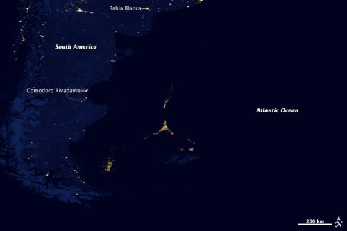 Don’t follow the lights This image, taken by NASA’s Suomi NPP satellite, shows a really 