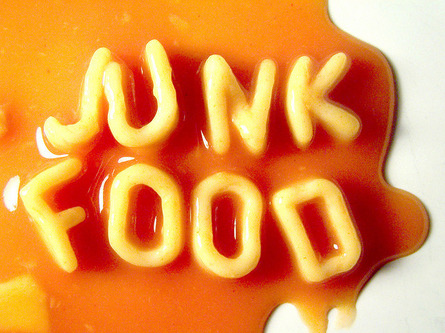 typostrate:  Food Typography  made of pepper, curry, honey, biscuit, noodles, cheese,