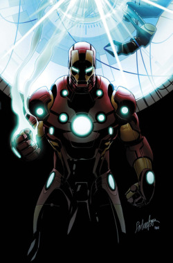 redcell6:  Iron Man by Salvador Larroca 