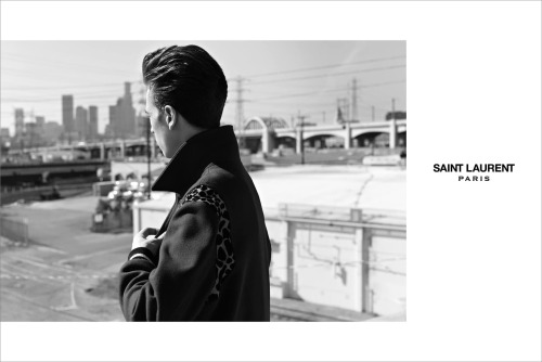 Saint Laurent. Ad campaign FW1415Creative Director: Hedi SlimanePhotos: Hedi SlimaneModels:  Jack Da