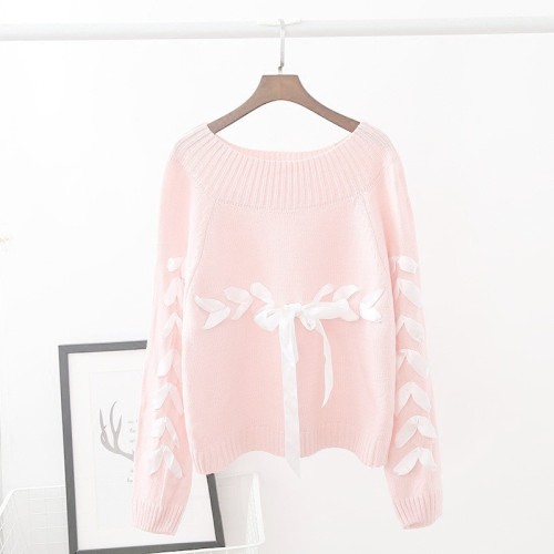 ♡ Ribbon Sweater (3 Colours) - Buy Here ♡Please like, reblog and click the link if you can!