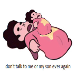 peridoll:  this is exceptionally rushed and has probably already been done but here you go anyways (transparent baby steven courtesy of @artemispanthar!) 