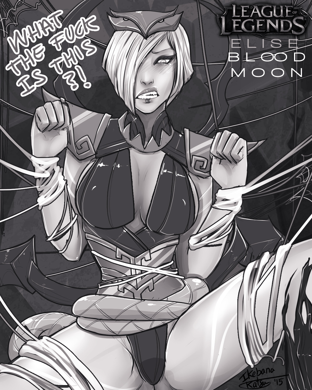 Blood Moon Elise!  It looks like she&rsquo;s having problems managing all those