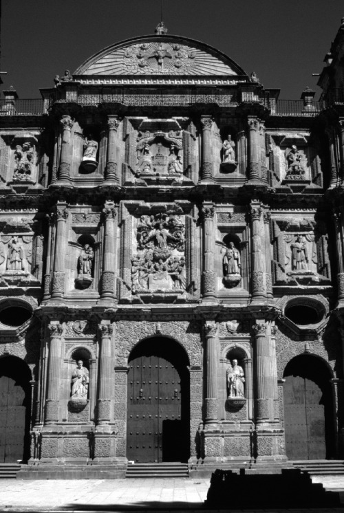 Plateresque Façade, Catedral, Oaxaca, Mexico, 1986.