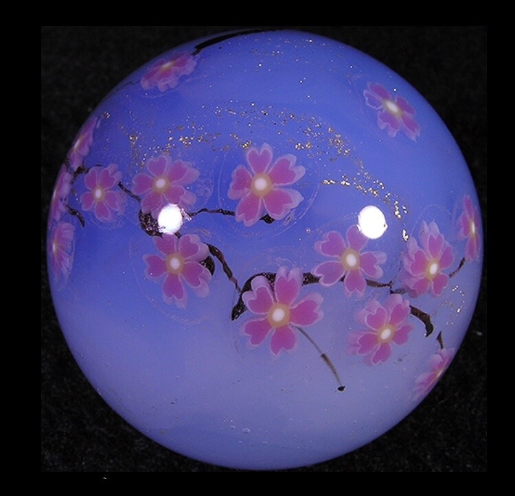 littlespheres: “Cherry Blossom Ocean” by Akihiro Okama Marbles 