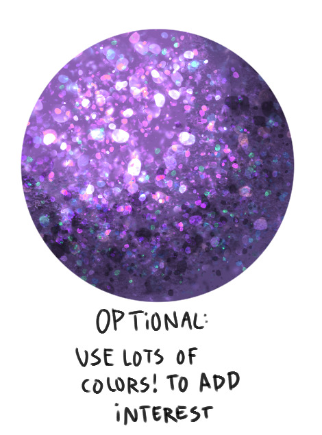 Glitter Art Tutorial! Learn tips for Painting with Glitter 