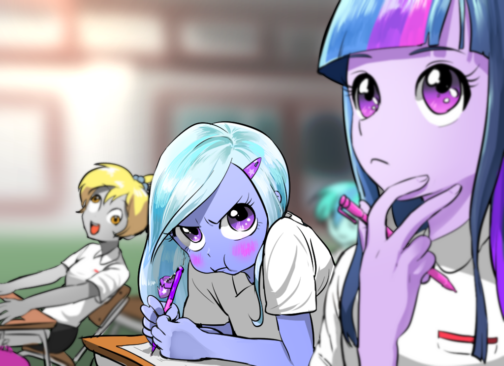twilightsprinkle:  The Great and Powerful Rival ! by quizia 